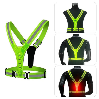 Hardloopvest met verlichting